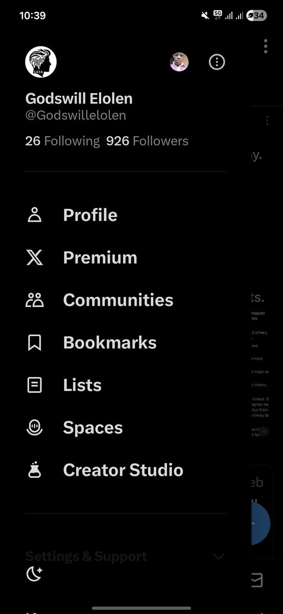 Godswillelolen's tweet image. Happy Sunday...

Can we get this up to 1k....