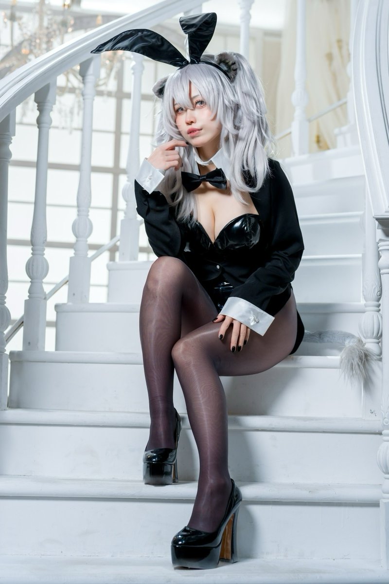 ⚠️Cosplay⚠️

hololive /獅白ぼたん♌️
　　　
　　バニーらいおん👯‍♀️

バニーらいおん色々なver.撮影ガチでやりたい🤔新調したバニー服可愛すぎる🐰❤️

📸ろーすさん<a href="/mofumofu_usapo/">ろーす🐇</a> 

#ししらーと