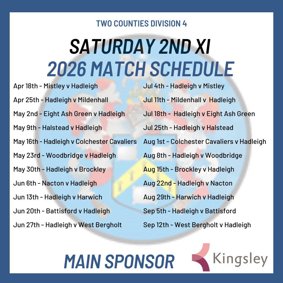 Hadleigh Cricket Club - Suffolk tweet media