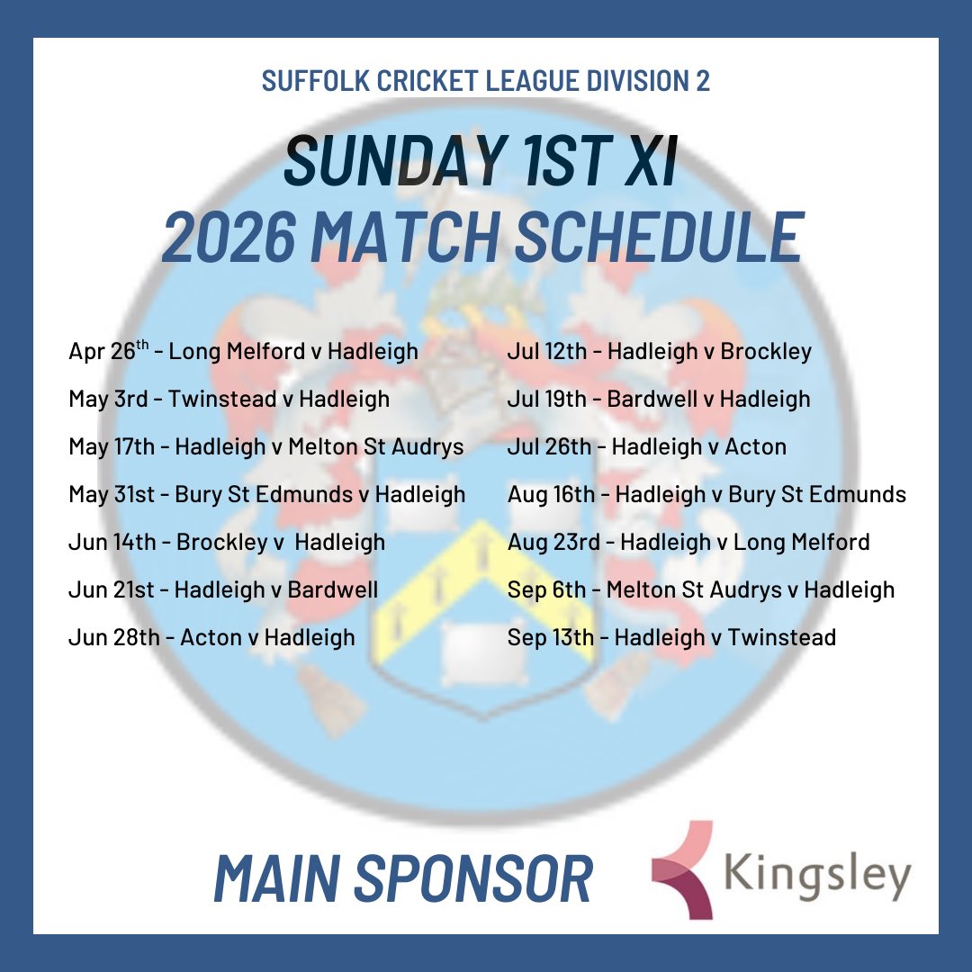 Hadleigh Cricket Club - Suffolk tweet media