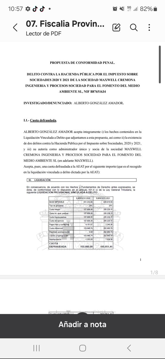 APUNTE Donde dije digo digo Diego.
La pareja de Ayuso, (alias Alberto Burnet González), ejecutivo de Quirón, explicará el martes 17 que NO ha cometido 2 delitos fiscales y facturas falsa que confesó el 2/2/2024 ("ciertamente se han cometido dos delitos contra Hacienda publica")