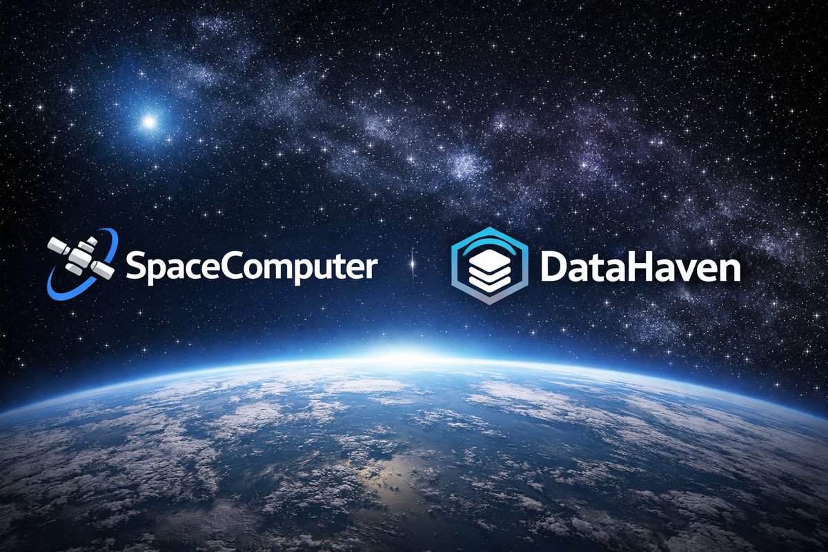 doboy645's tweet photo. @DataHaven_xyz @SpaceComputerIO SpaceComputer runs secure compute in orbit, while DataHaven keeps results verifiable on Earth. Together, they create tamper-proof, censorship-resistant infrastructure that no single entity can compromise. https://t.co/b6XYgjr709