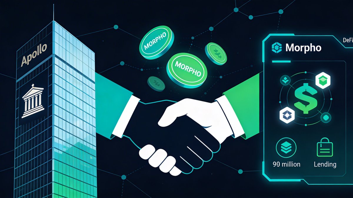 Wall Street-based Apollo, which manages nearly a trillion dollars, has partnered with DeFi lending platform Morpho to acquire 90 million tokens.

Apollo Global Management, a global alternative asset giant managing $938 billion in assets, announced a partnership with DeFi lending