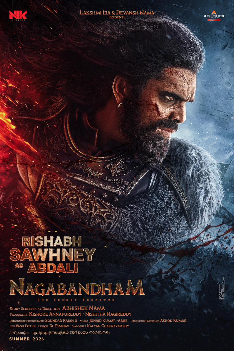 When myth meets magic, legends are reborn.
Step into the unknown. 🐍
#NagabandhamTeaserOut #WorldofNagabandham