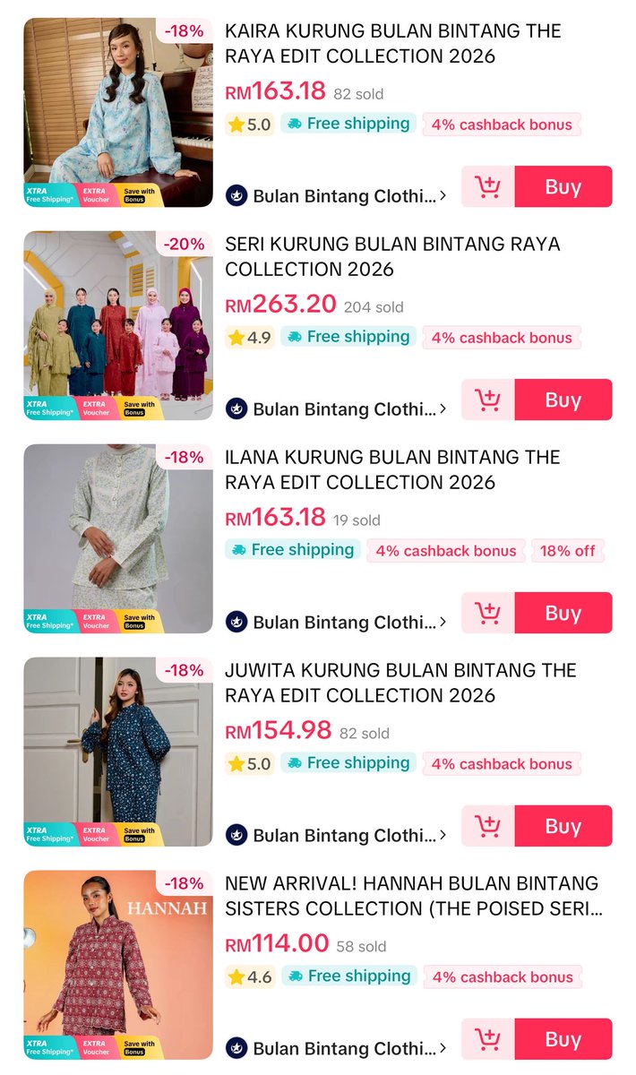 Sebaik boleh beli baju bulan bintang sister murah murah on tiktok!!! Yg penting boleh scan qr jugak, mana tau ada rezeki hadiah best best enn￼