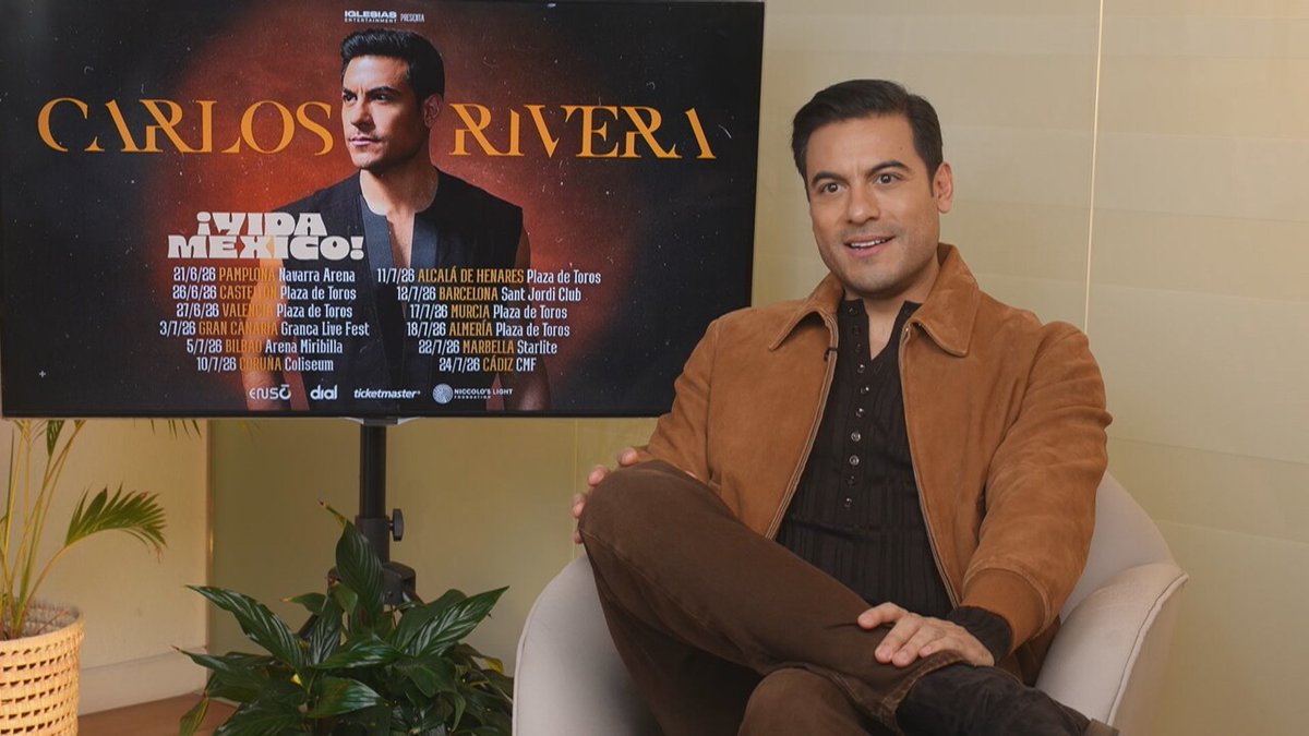🎤 Carlos Rivera: “Venir a España me cambió la vida” ❤️ Descubre todo sobre su gira ‘¡Vida México Tour!’

 dozz.es/9wugl2