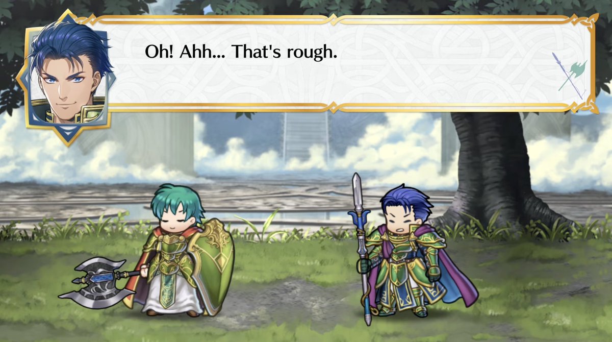 BioTroy's tweet photo. Hector: My best friend is the coolest.
Ephraim: My best friend killed my dad.
...
Hector: That's rough, buddy. https://t.co/KUAaze94D0