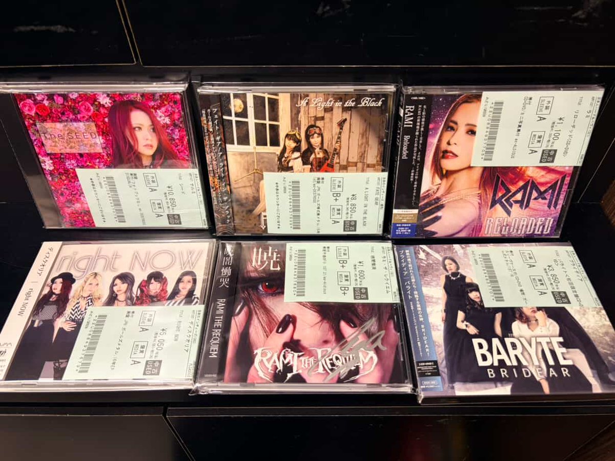 新着中古情報💿】 HARD ROCK/HEAVY METAL、JAPANESE METALの中古CDが