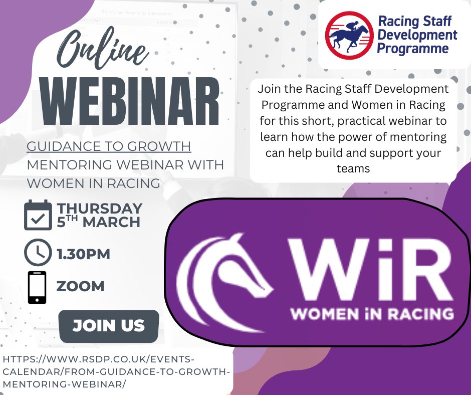 Racing staff development programme tweet media