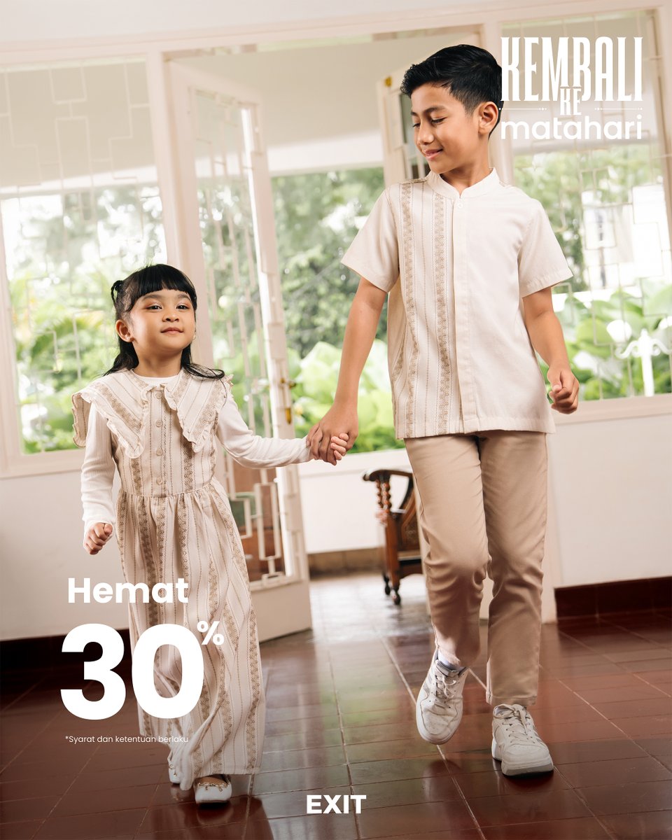 Beli baju lebaran si Kecil duluan lebih banyak untungnya lho, Moms! 🥰 Selain pilihannya masih banyak, promonya juga sangat beragam. 🤑 #KembalikeMatahari