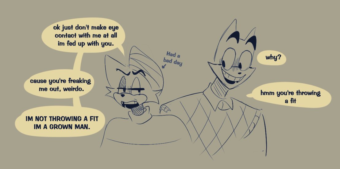 comfort art is these guys beefing