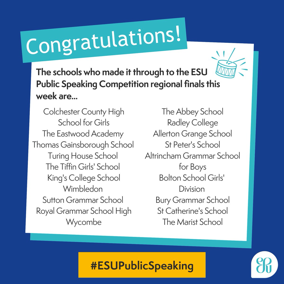 The English-Speaking Union tweet media