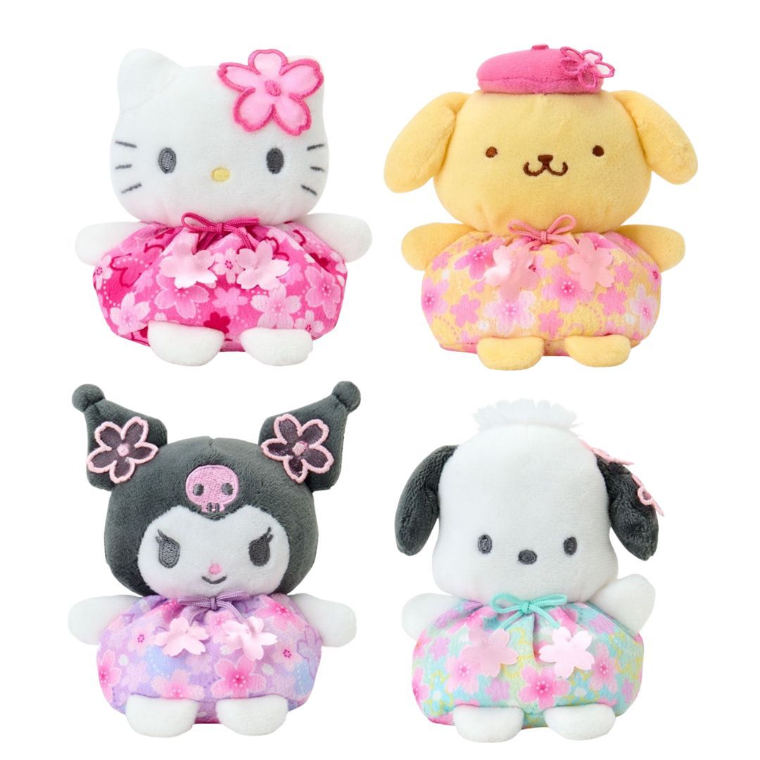 Sanrio Sakura 2026 - Plush Doll Pompompurin, Kuromi, Hello Kityy
