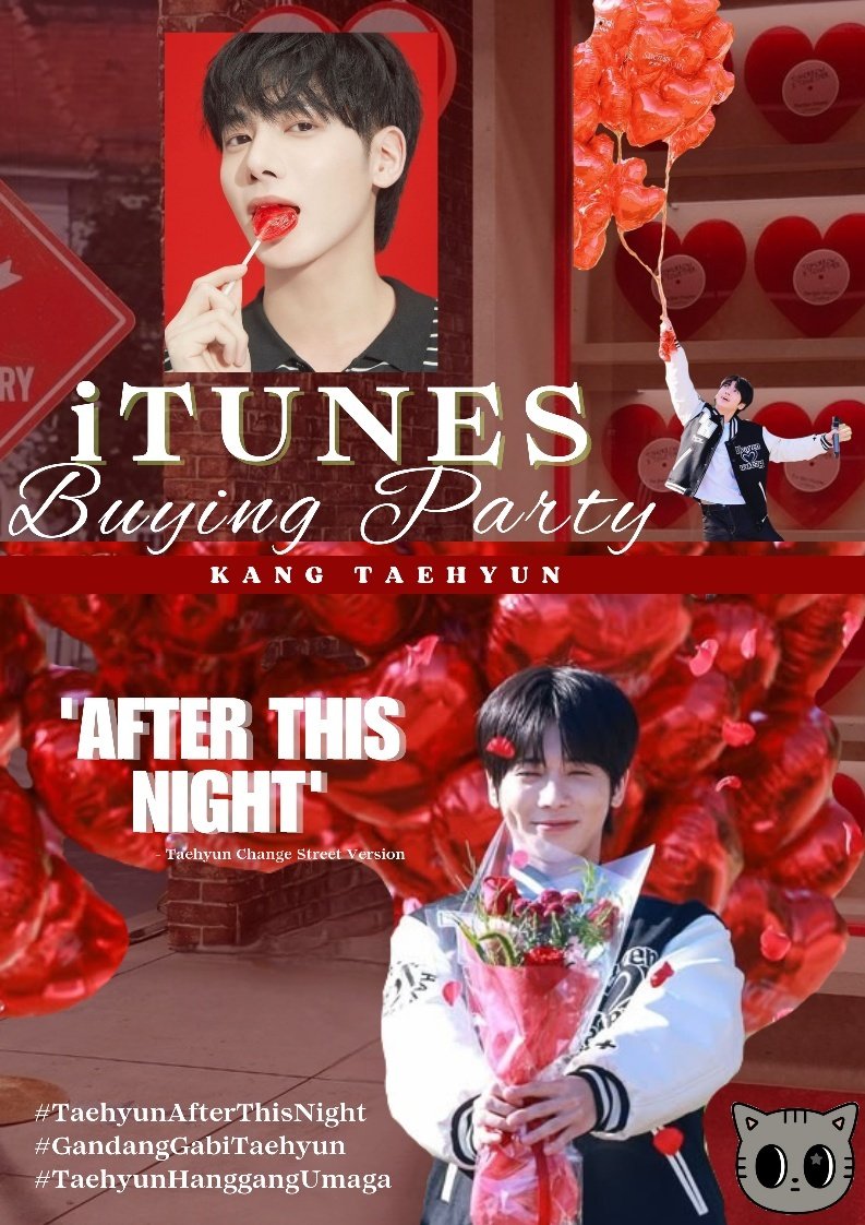 txtwariwariph's tweet photo. Taehyun 'After This Night' ITunes Buying Party: START 🎉

🍓Open Itunes
🍓Search: After This Night
🍓Click &amp; purchase!

-dont forget to play the track!

Use TAGS &amp; let's gift tyun w/ the No. 1 spot on Itunes PH!

#TaehyunAfterThisNight
#GandangGabiTaehyun
#TaehyunHanggangUmaga https://t.co/M4NUEevnmp