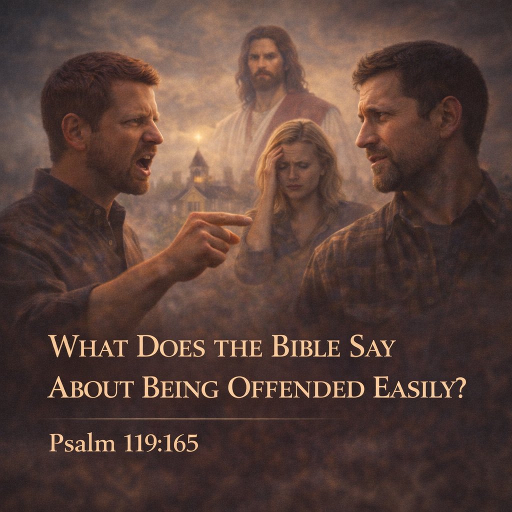 TNTJohn1717's tweet image. What Does the Bible Say About Being Offended Easily?

Introduction

Being offended easily is one of the devil’s cheapest tricks and one of the flesh’s favorite hobbies. It feels spiritual because it talks about “hurt,” “discernment,” “boundaries,” and “being done wrong,” but most…