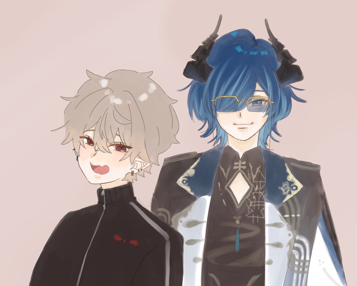 #KuzuArt #水上絵巻 
なんだかんだこのコンビ好き