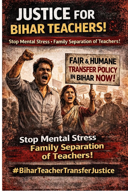 iBharatKiAwaaz's tweet photo. #BiharTeacherTransferJustice

Cc @NitishKumar @samrat4bjp @VijayKrSinhaBih  @sunilkbv @officecmbihar @DainikBhaskar @News18Bihar @KashishBihar @firstbiharnews @Live_Hindustan @Live_Cities @ZeeBiharNews @pritamwithheart @sujjha @RajnishJhakumar @mmalayanil @IPRDBihar @Jduonline https://t.co/QpPN7vCkYo
