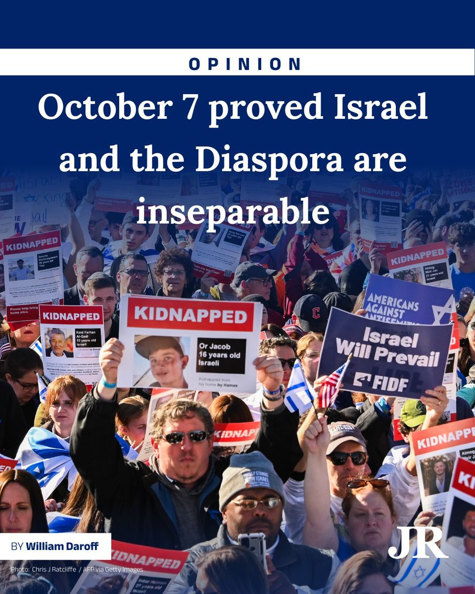 Opinion: Israel-Diaspora bond strengthened as Jews mobilized $1B+ and filled National Mall, warning "antisemitism respects no borders" linking Sydney Hanukkah massacre to Hamas 

jpost.com/jerusalem-repo…