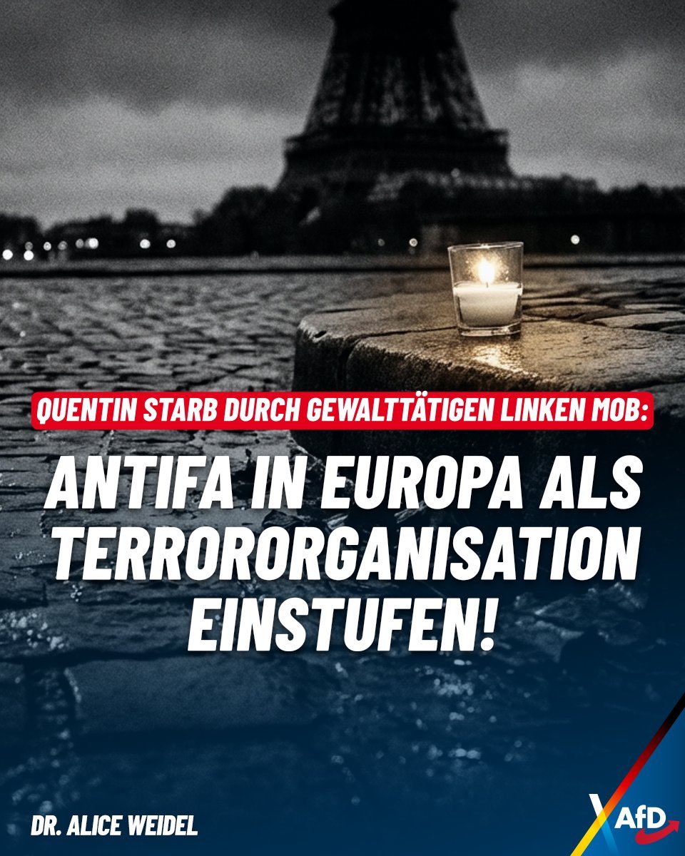 queru_lant's tweet image. Alice Weidel fordert, die Antifa in Europa als Terrororganisation einzustufen.

Das unterstütze ich zu 100%. Wer noch?
