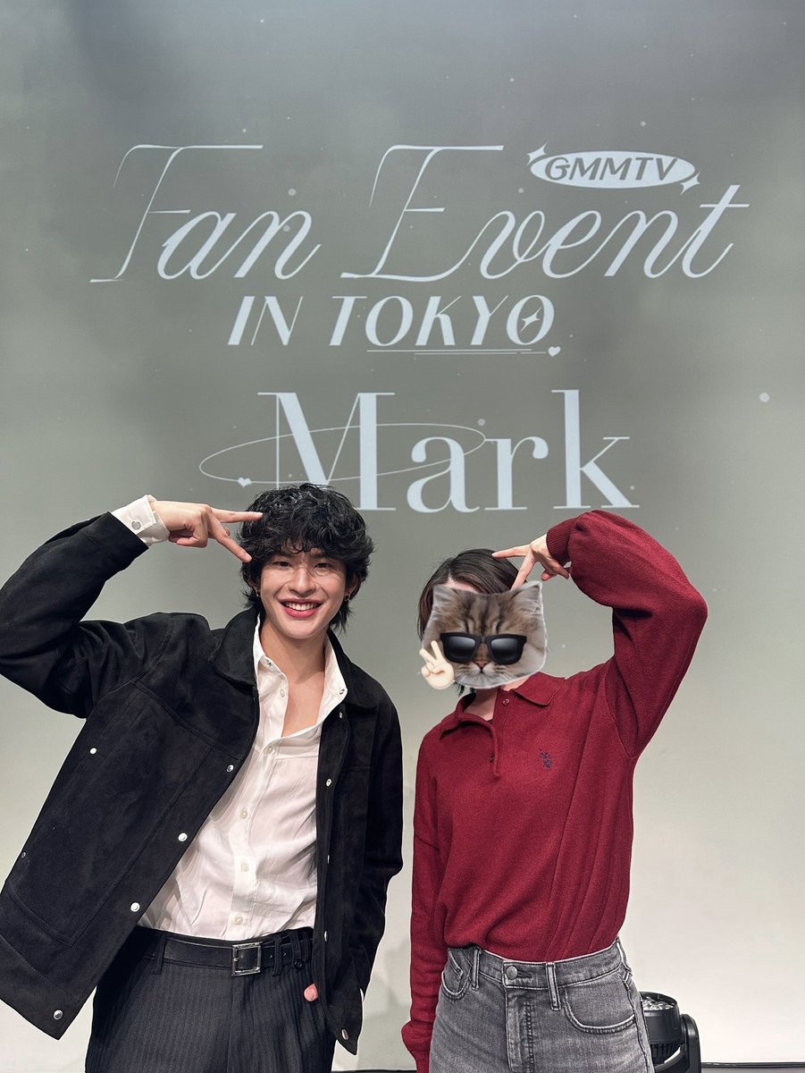 th_zmk's tweet photo. เป็นแมวด้วยกันแล้ว🐈‍⬛🐈

#FanEventTokyoxMark 
#mmarkpkk @mmarkpkk https://t.co/XGhuBerlex