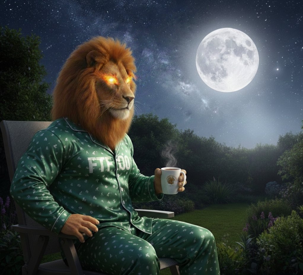 GN LIONS 🦁🌕 It won’t take long when it happens. The moon is waiting. One spark, one surge—and we’re there.#FTF100