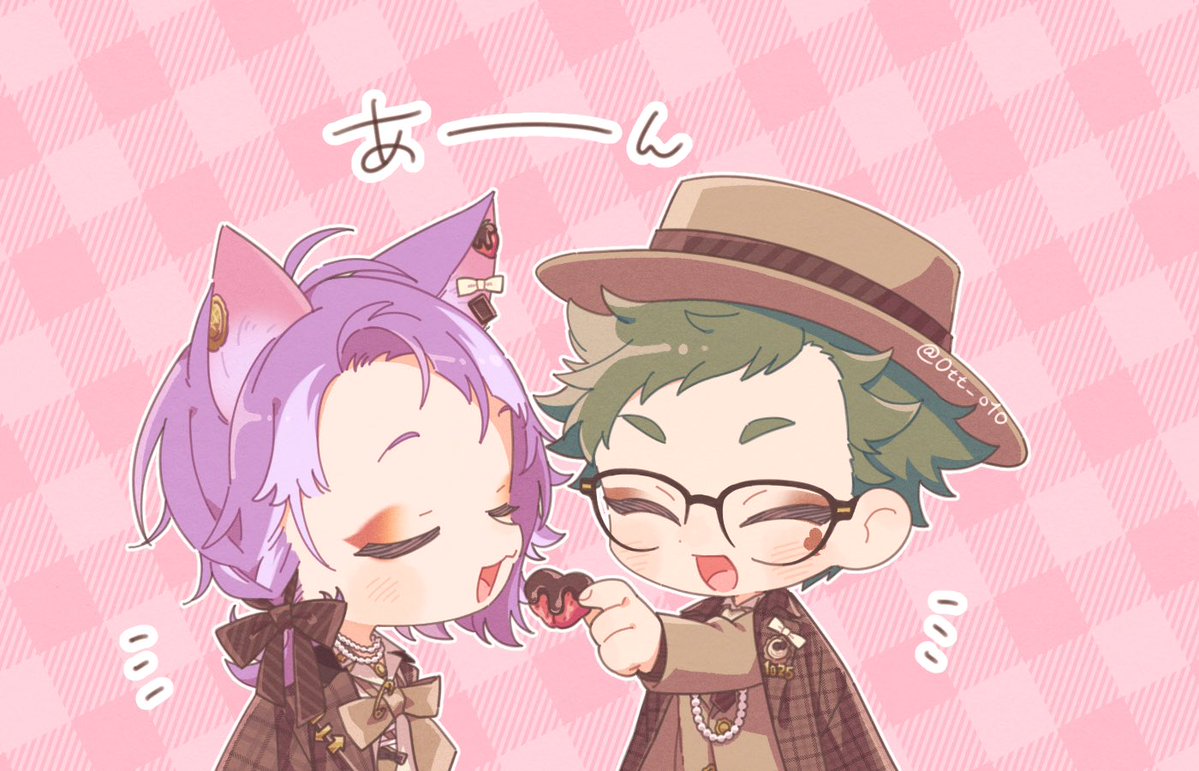 どうしてもあーん描きたかったのでおまけのﾁｪﾄﾚ