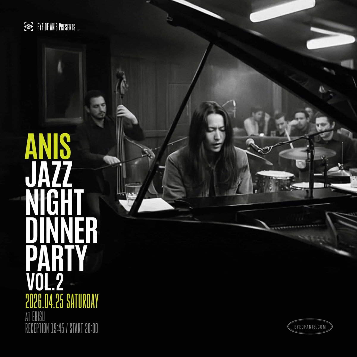 Jazzナイトのチケット今夜24時まで！
ぜひぜひぜひよろしくお願いします♥️ 
eyeofanis.com/anis-jazz-nigh…