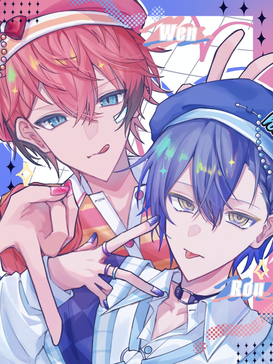 ぎゃうver.🦖🐺 #ぎゃうるふ #ドロウイング #紙とウェン