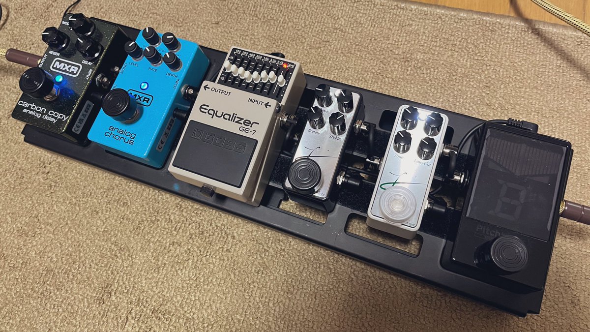 奮発して買ったMXR M234 Analog Chorusをサブボードに入れる作業