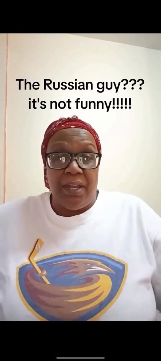 She is bitter because she din't had a chance to meet the Russian guy