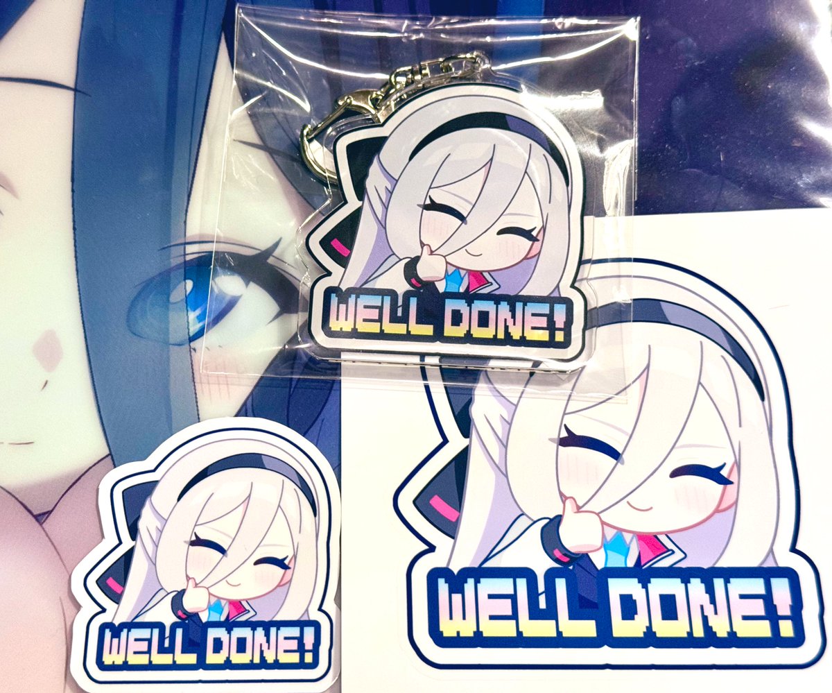 ケイちゃんのよくできましたグッズです! #ブルアカ ケイちゃんのよくできましたグッズです! #ブルアカ