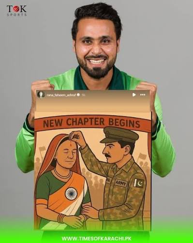 Sanjay, now show me one current indian cricketer who mocked Pakistan during operation sindhoor. You won't find any, that's the difference and shaking hands is not mandatory