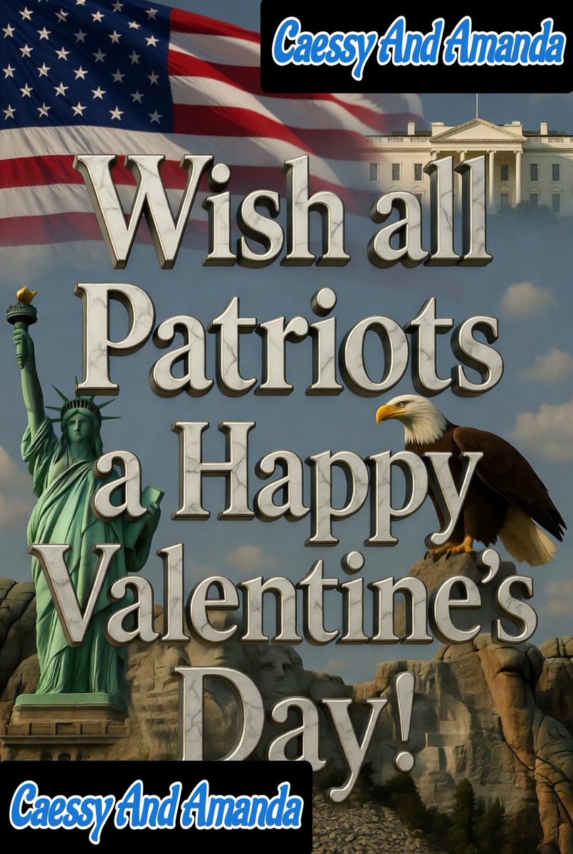 Yesterday my internet connection was intermittently disrupted, so I'm posting this Valentine's Day message today. Happy Funny Sunday, Members/Patriots wish you! God Bless you! 🌞🍀🌹
Host <a href="/CaessyM/">💙🇺🇸💙🇩🇪💙CaessyAndAmanda💙🇬🇧💙🇧🇻💙🦅♱✡️</a> <a href="/ACaessy/">🩵🇺🇸🩵🇩🇪AmandaAndCaessy🩵🇬🇧🩵🇧🇻🦅✝️✡️</a> <a href="/erictrumpfan1/">Eric Trump Commentary</a> <a href="/BlueMarlin47/">BlueMarlin47</a> 
<a href="/Bopper987/">BigBopper</a> <a href="/1Nicdar/">DK🇺🇸🦅🇺🇸</a> <a href="/Para_Bellum666/">OldMonkey 🇺🇸🇲🇫🇨🇦</a>