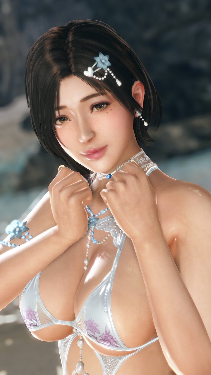 …日焼けした肌と白い水着の組み合わせが最高♡
#DOAXVV #さゆり愛