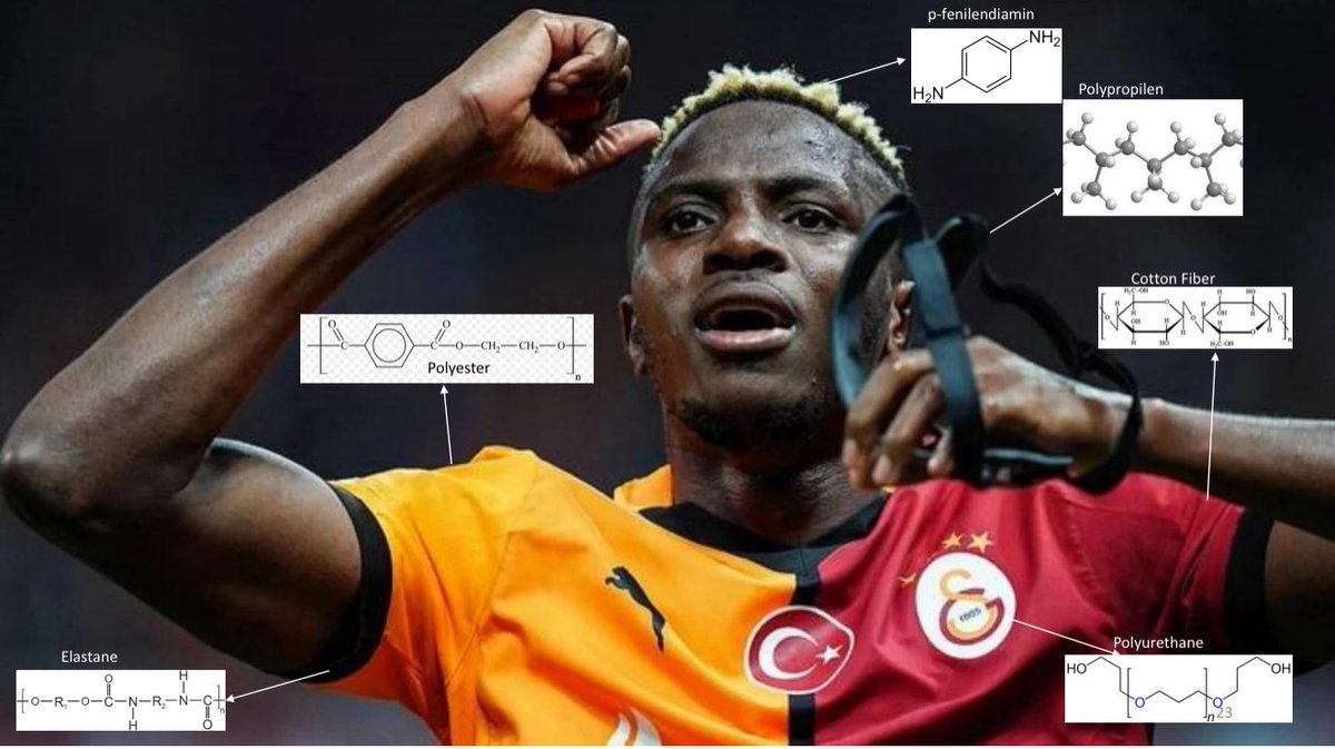 Aşı da yapmak istiyorsan, uzaya da çıkmak istiyorsan yolun mutlaka kimyadan geçmek zorunda 🧪 

Kimyasız olmaz, olamaz…🔬

Hayatımızın her noktası KİMYA, görmek lazım🧠

Victor Osimhen buna çok güzel bir örnek;⚽️

📌Giyindiği forma: Kimya

📌Saçına sarı renk veren boya: Kimya