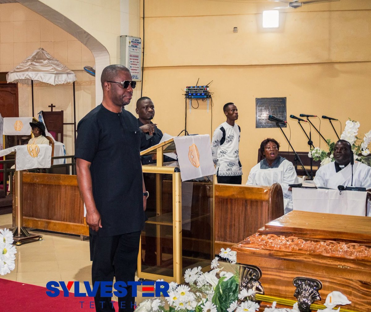 SlyForGS's tweet photo. Hon. Sylvester Tetteh yesterday joined family and party faithful to bid farewell to the late Samuel Martey-Carboo.
#sly4gs #OneNPP #leadership #StrongStructures #NPP #Sly #unity #sylvestertetteh #SL4GS https://t.co/nVSsZ7IYn2