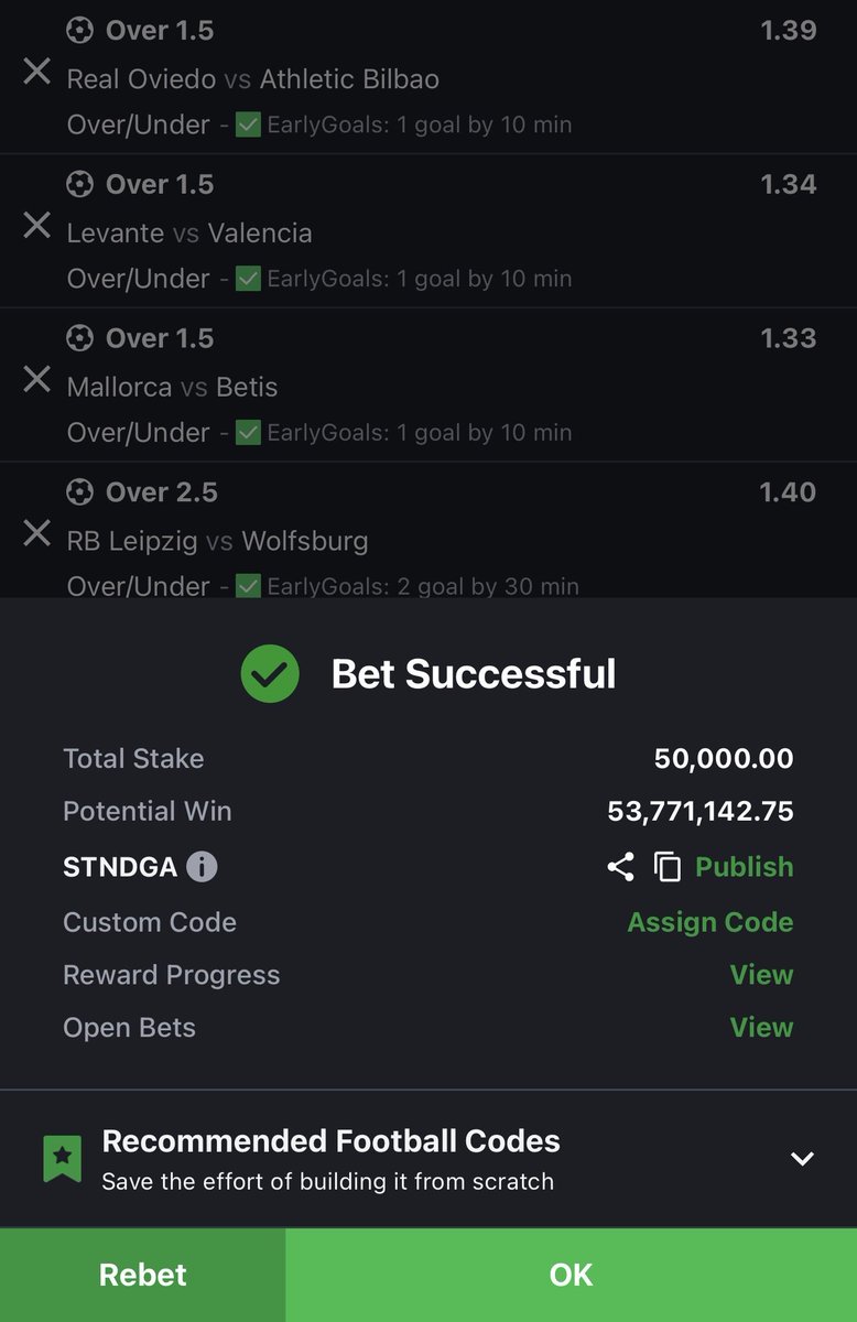 STNDGA 💰💰💰💰💰💰
600 ODD

Bet responsibly… 

Retweet to win…