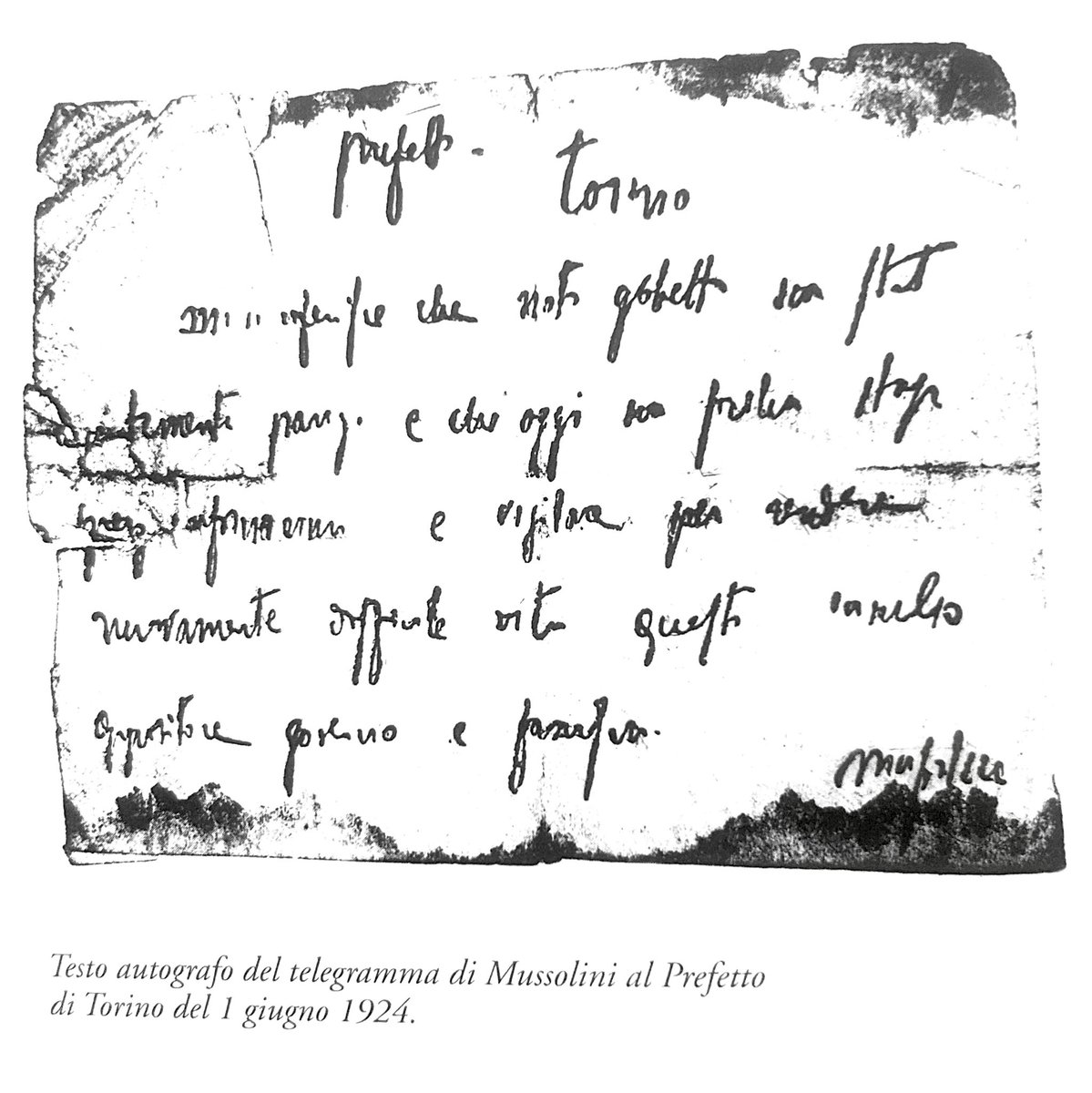 Il dispaccio di Mussolini al prefetto di Torino: “rendere nuovamente difficile vita questo insulso oppositore”. Oggi moriva Pietro #Gobetti