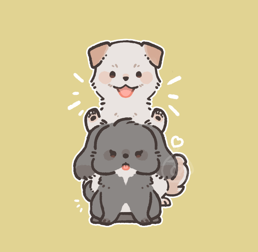amagrinosuke's tweet photo. 自分用に愛犬アイコン描きました🐶 https://t.co/i0WCY7HKQZ