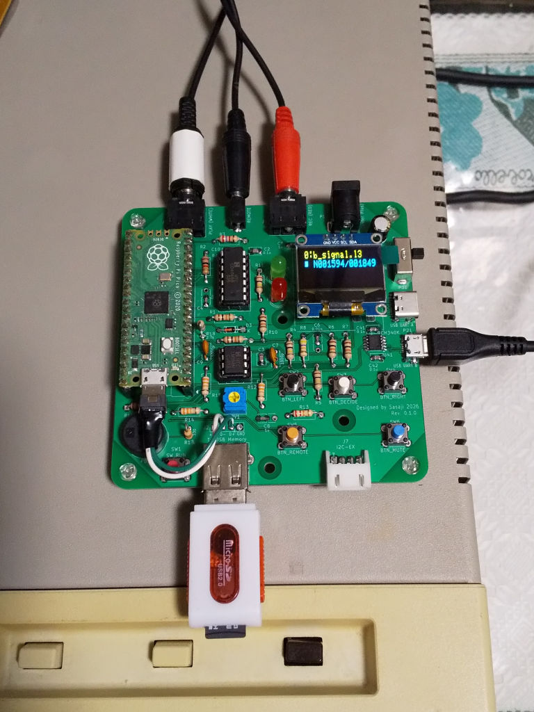 bml3mk5's tweet photo. レベル3/MB-S1用PiPicoデーターレコーダー
実装完了。やっぱり表面実装部品のハンダ付けは難しい。特にUSB microBポートは難儀した。
レベル3とS1でひと通り動作確認。問題なさそうです😄
#BML3 #MBS1 #レトロパソコン #ラズパイPico https://t.co/yg0uu083Rz