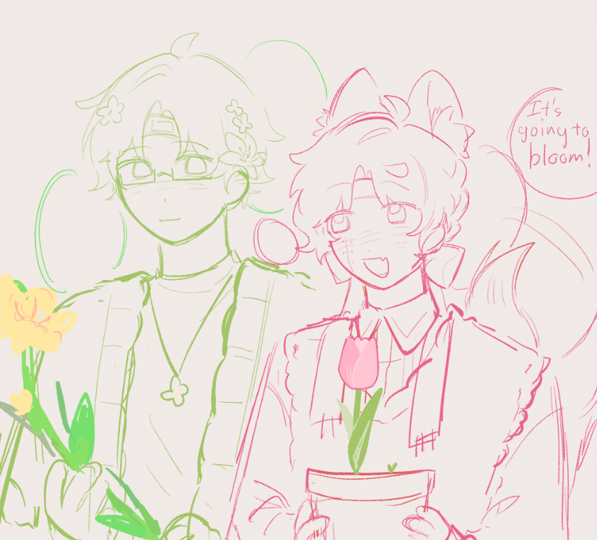 LemoKyuru's tweet photo. Hello guys, meet my wifiesona, i drew him interacting w some others' wsona. https://t.co/e41v0zEbqQ