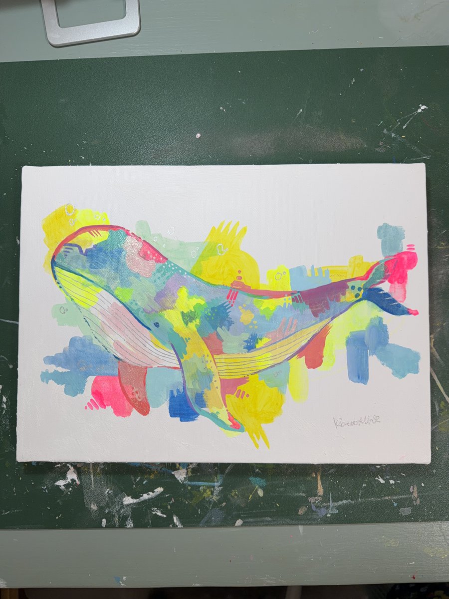 くじらの夢🐳
#にじいろの魔法
#鯨