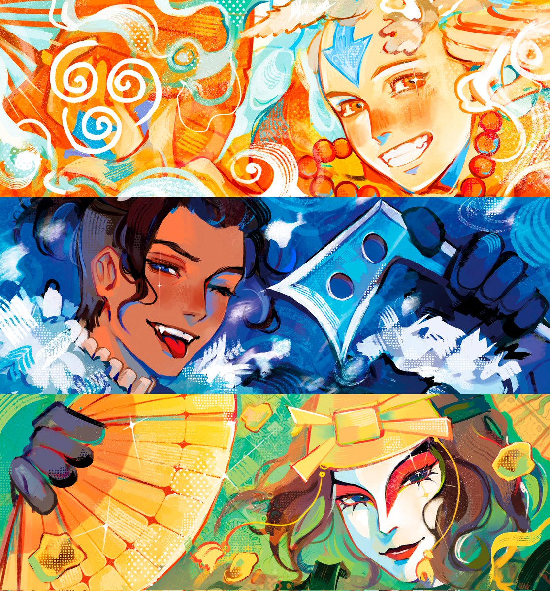 Schwesterchiz's tweet image. collected all the elements and Sokka🤏🏻

#AvatarTheLastAirbender