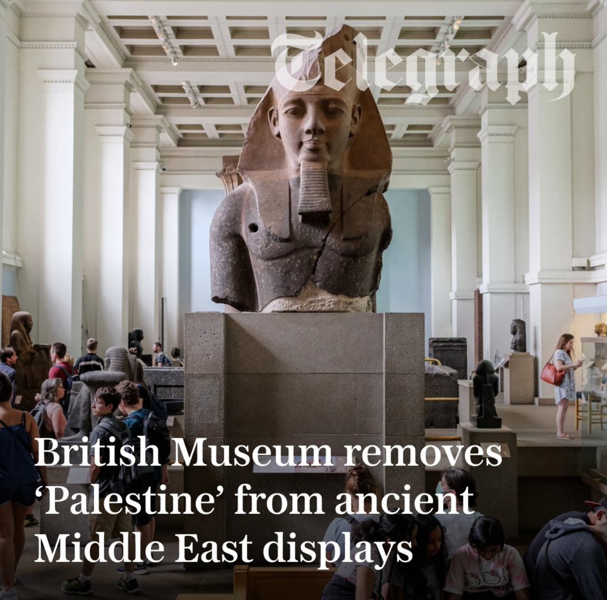 First they steal your history.

Then they bomb what remains.

Then they erase you.