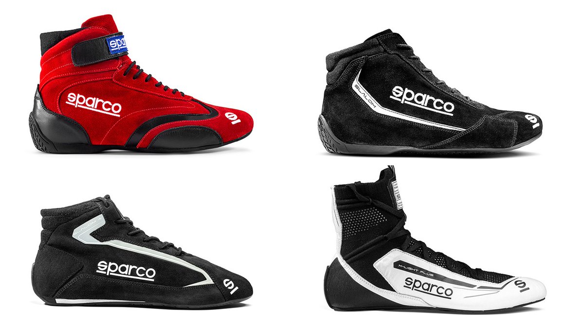 chack_race's tweet photo. レーシングシューズの形状
代表的なのはこの4種類。

① ハイカット
② ミッドカット
③ ローカット
④ ソックスタイプ

足首の自由度を優先して
繊細にペダル操作したいなら③や④

強力なペダル踏力のために、
足首のサポートが欲しいなら①

自分の運転特性と競技特性を考えて選ぼう！ https://t.co/IqDo2WEGbn