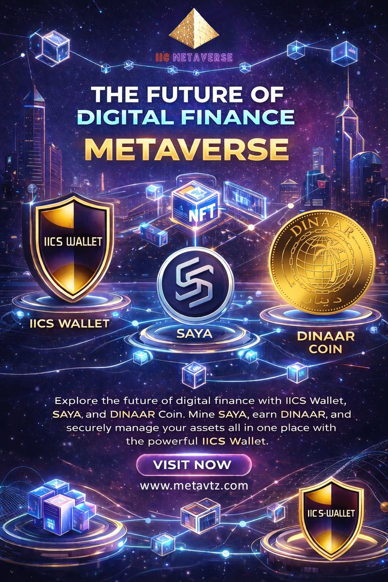 Only few hours left to end the MEGA AIRDROP of $SAYA &amp; $DINAAR campaign. 🤗
1 SAYA = 0.15 USDT💥
1 Dinnar = 1 gram 24K Gold value
In February the price will reflect in the wallet.
Criteria:👇
🚀Download IIC S WALLET
🚀Select IIC BLOCKCHAIN
🚀Copy and Share your public address (In
