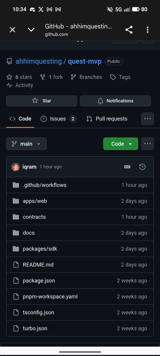 JudgeXBT's tweet photo. Iqram putting in the work on this fine Sunday. 

will be obvious in hindsight. $QUEST. https://t.co/HRKA52ebzq