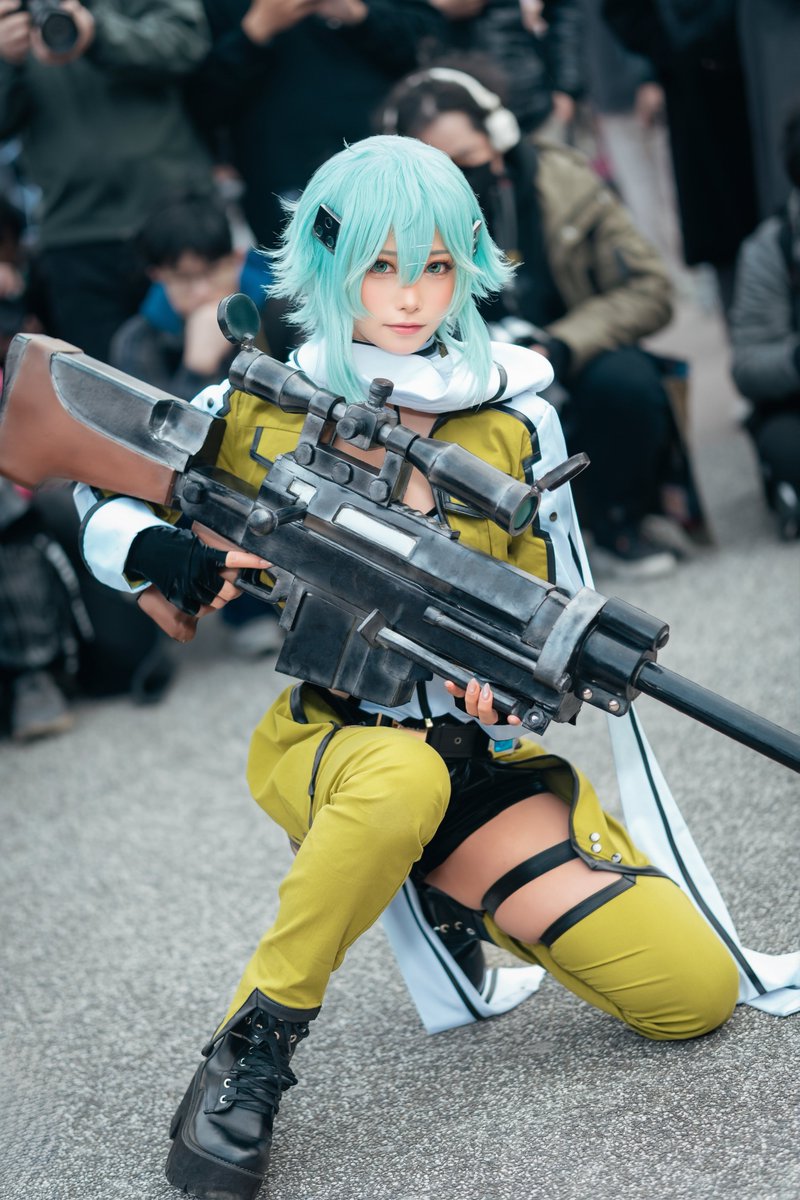 台湾FF 囲み撮影でのシノン!✨

#開拓動漫祭 #FF46