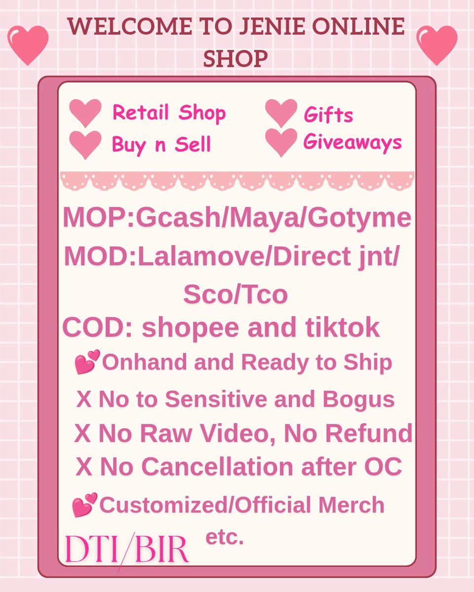 Jenie Online Shop tweet media