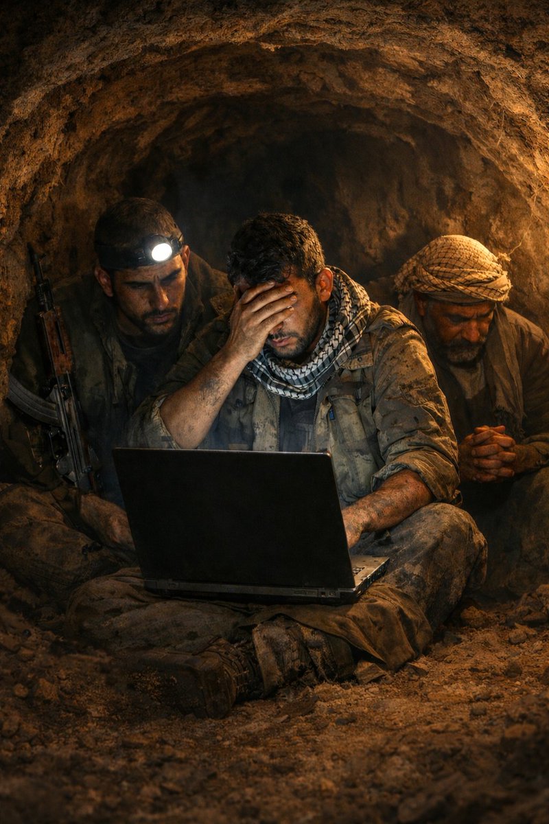 لكم أن تتخيّلوا — ولو على سبيل الفرض — أن العالقين في الأنفاق استطاعوا بطريقةٍ ما الوصول إلى الإنترنت، ودخلوا إلى صفحاتكم، وشاهدوا القنوات العربية في هذه اللحظات…

تخيّلوا شعورهم وهم يرون أن العالم قد انشغل عنهم، وأن أخبارهم لم تعد في الصدارة، وأن وجعهم لم يعد أولوية. تخيّلوا